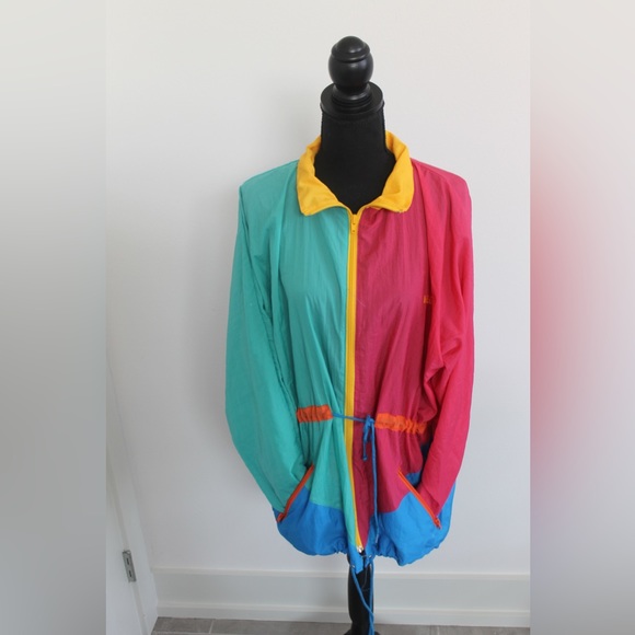 Perspective In Motion color block windbreaker - Picture 2 of 4